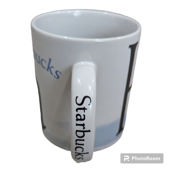 RARE STARBUCKS Haifa City Mug Collector Series Israel Anchor 2002 Great Conditio - Picture 3 of 8